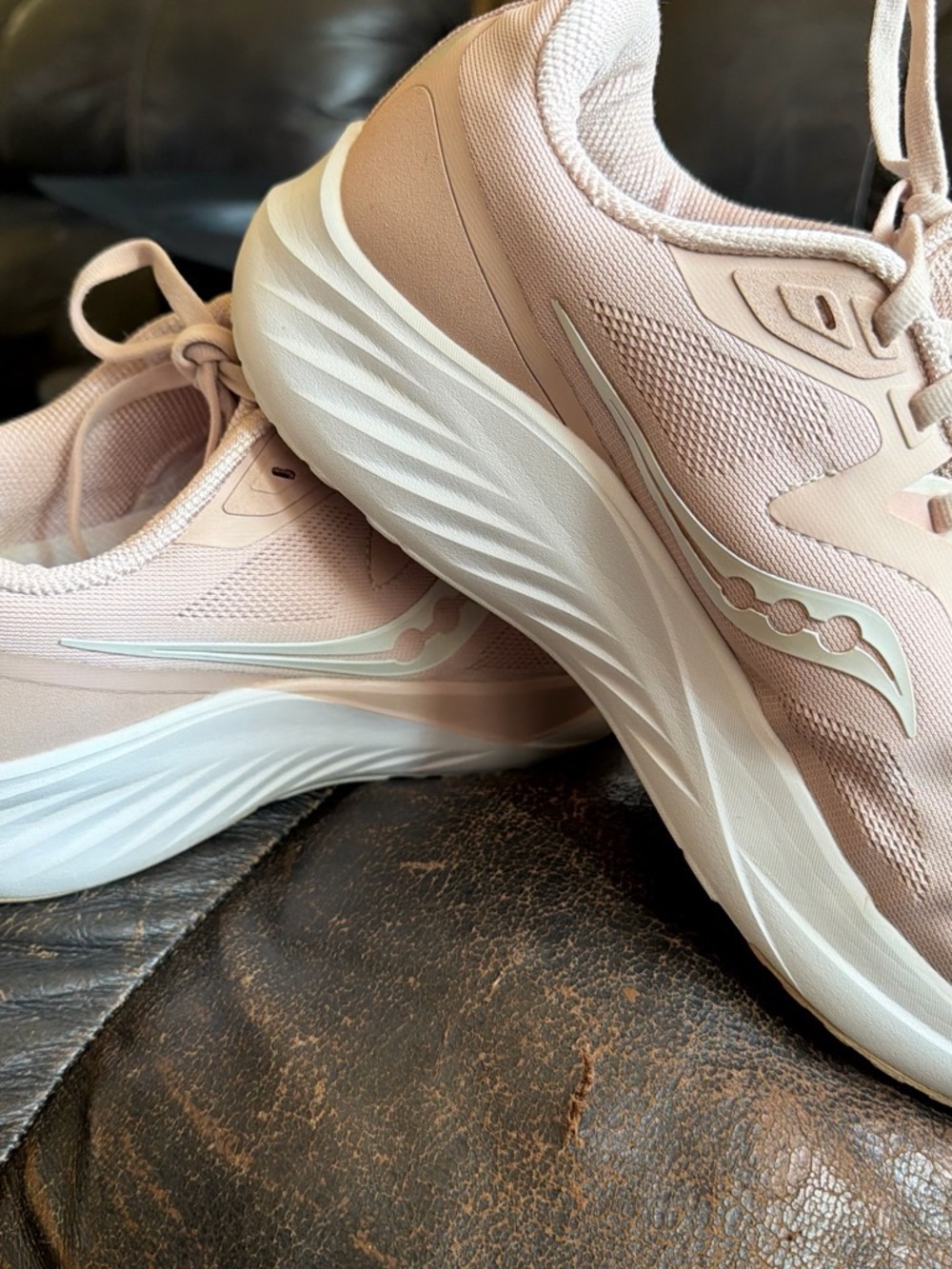 Saucony Women’s Blush Pink Athletic Running Shoes
